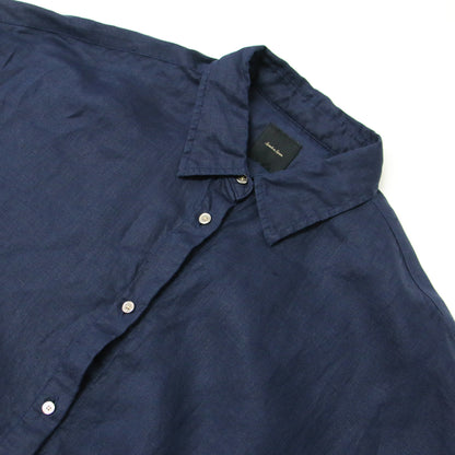 24春夏 80 リネン カシュクール ビッグ シャツ / 長袖 2WAY オーバーシルエット