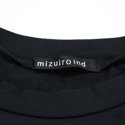 クルーネック ハーフスリーブ ワイド プルオーバー / Tシャツ カットソー 半袖 スリット コットン