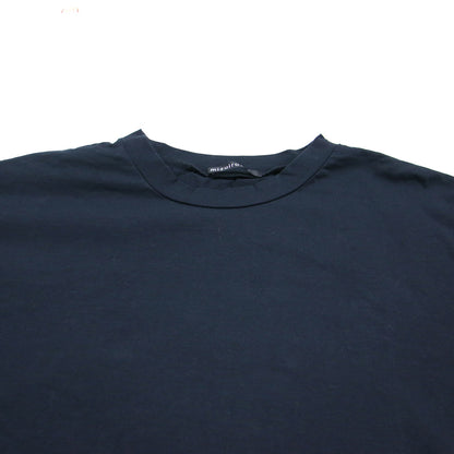 クルーネック ハーフスリーブ ワイド プルオーバー / Tシャツ カットソー 半袖 スリット コットン