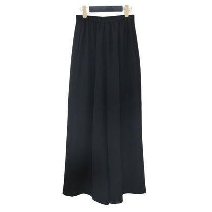 24春夏 ワイド パンツ / ELASTIC WIDE TROUSERS ウエストゴム センタープレス ウォッシャブル