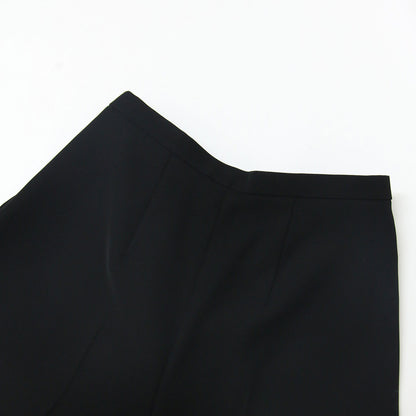 24春夏 ワイド パンツ / ELASTIC WIDE TROUSERS ウエストゴム センタープレス ウォッシャブル