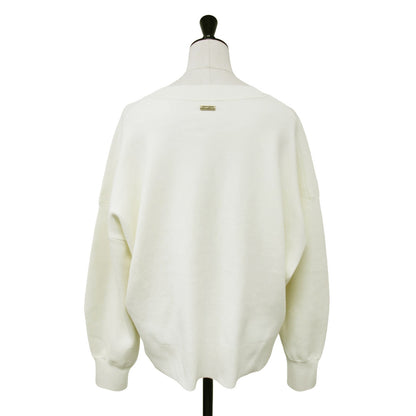 Vネック カーディガン / smooth short cardigan 長袖 ショート丈 ハイゲージ スムース編み レーヨン