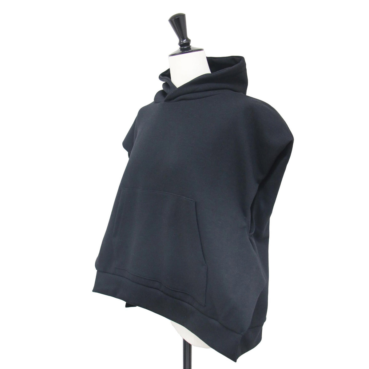サイドベンツ フード ベスト / side vents hood vest フーディ カットソー ポケット