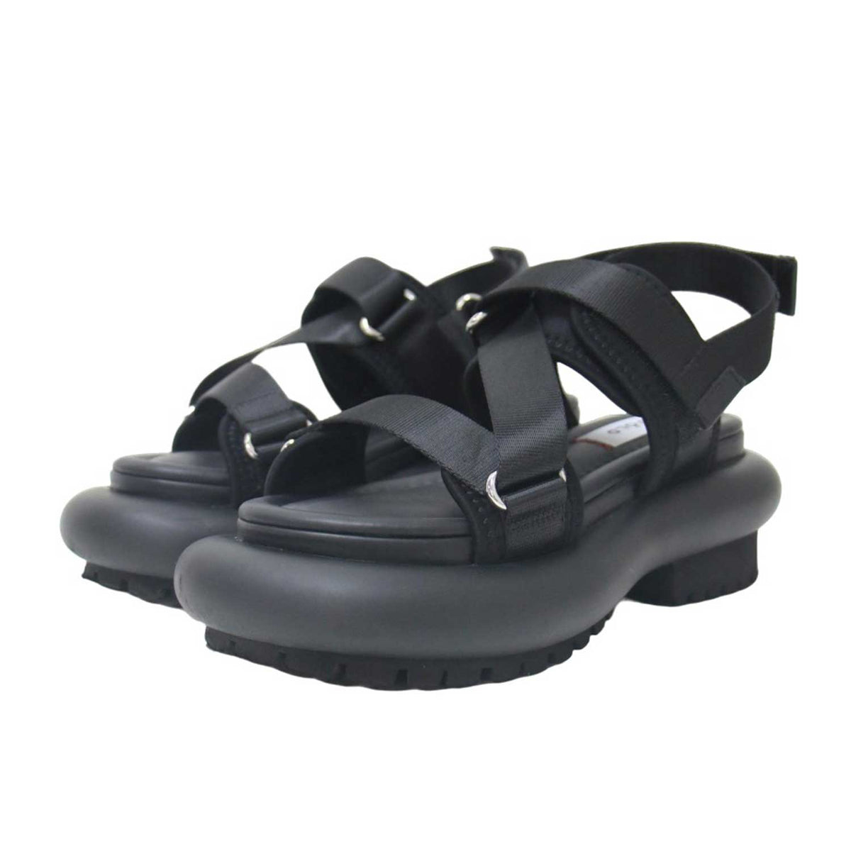 23秋冬 チューブソール サンダル / TUBE-SOLE SANDAL ベルクロサンダル ボリュームソール ベルト