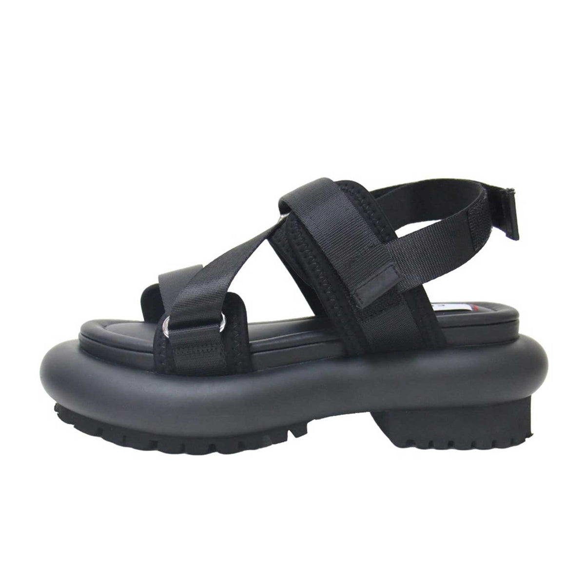 23秋冬 チューブソール サンダル / TUBE-SOLE SANDAL ベルクロサンダル ボリュームソール ベルト