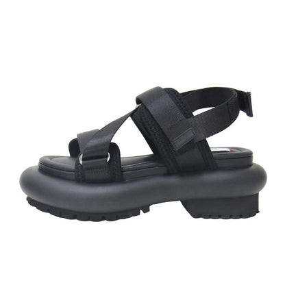 23秋冬 チューブソール サンダル / TUBE-SOLE SANDAL ベルクロサンダル ボリュームソール ベルト