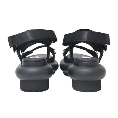 23秋冬 チューブソール サンダル / TUBE-SOLE SANDAL ベルクロサンダル ボリュームソール ベルト