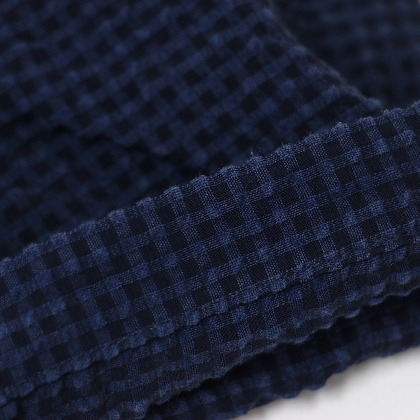 サッカー ギンガム デザイン ワンピース / 半袖 ロング丈 チェック フレア バックオープン コットン