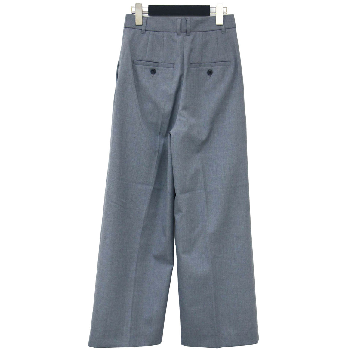 24秋冬 シークレット スラックス / パンツ セミワイド タック センタープレス ウール混