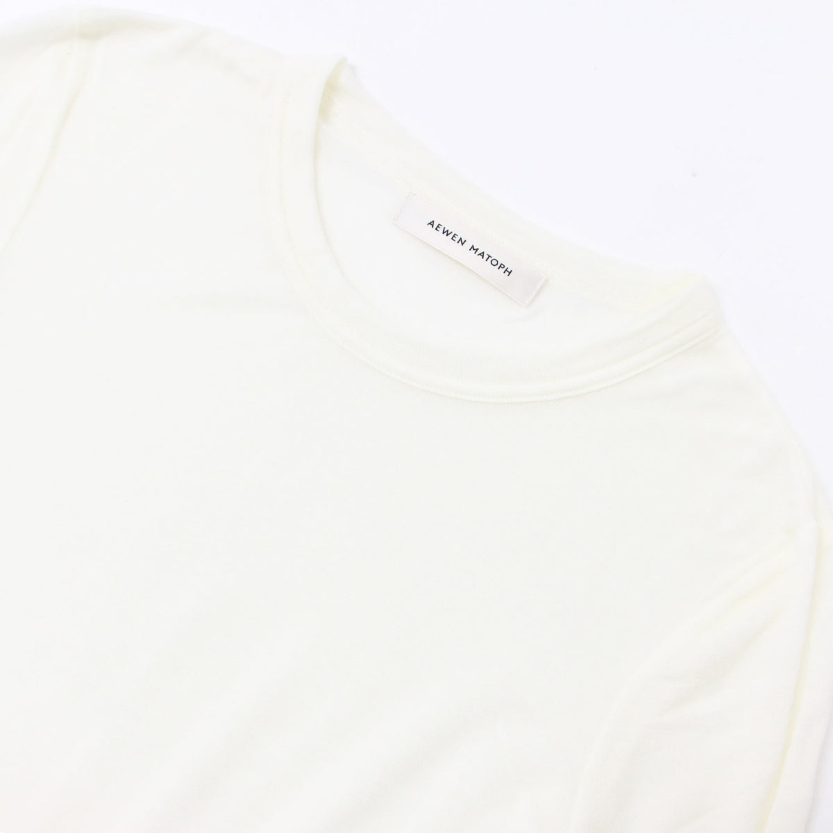 24秋冬 クルーネック ロングスリーブ カットソー / Tシャツ ロンT 長袖 シアー メロウ シルク カシミヤ