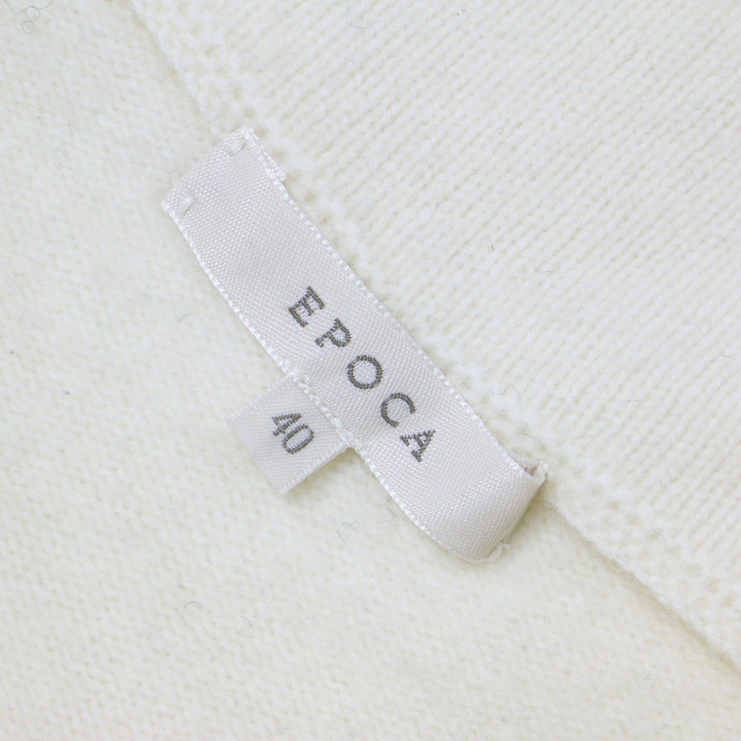 ウール デザイン ニット / 長袖 ネックデザイン ミドルゲージ