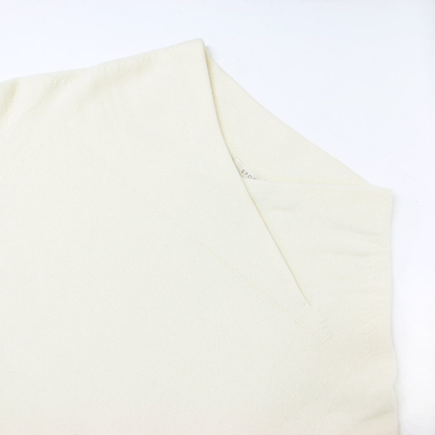 ウール デザイン ニット / 長袖 ネックデザイン ミドルゲージ