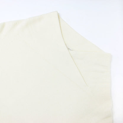 ウール デザイン ニット / 長袖 ネックデザイン ミドルゲージ