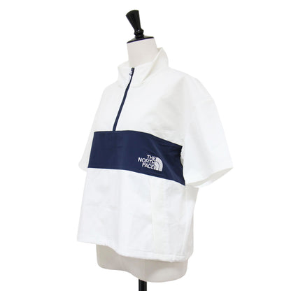 ライン ハーフジップ ショートスリーブ Tシャツ NT7KP02K / 半袖 ハイネック ロゴ ホワイトレーベル