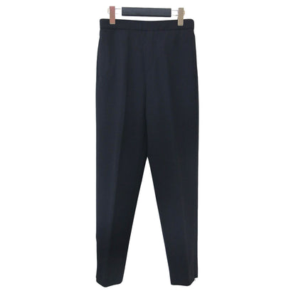 EVERYDAY I LIKE. スリット テーパード パンツ / スラックス ウエストゴム 裾ジップ ウール