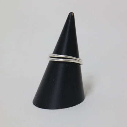 ライン ウェーブ リング SV / 指輪 2本 セット silver925