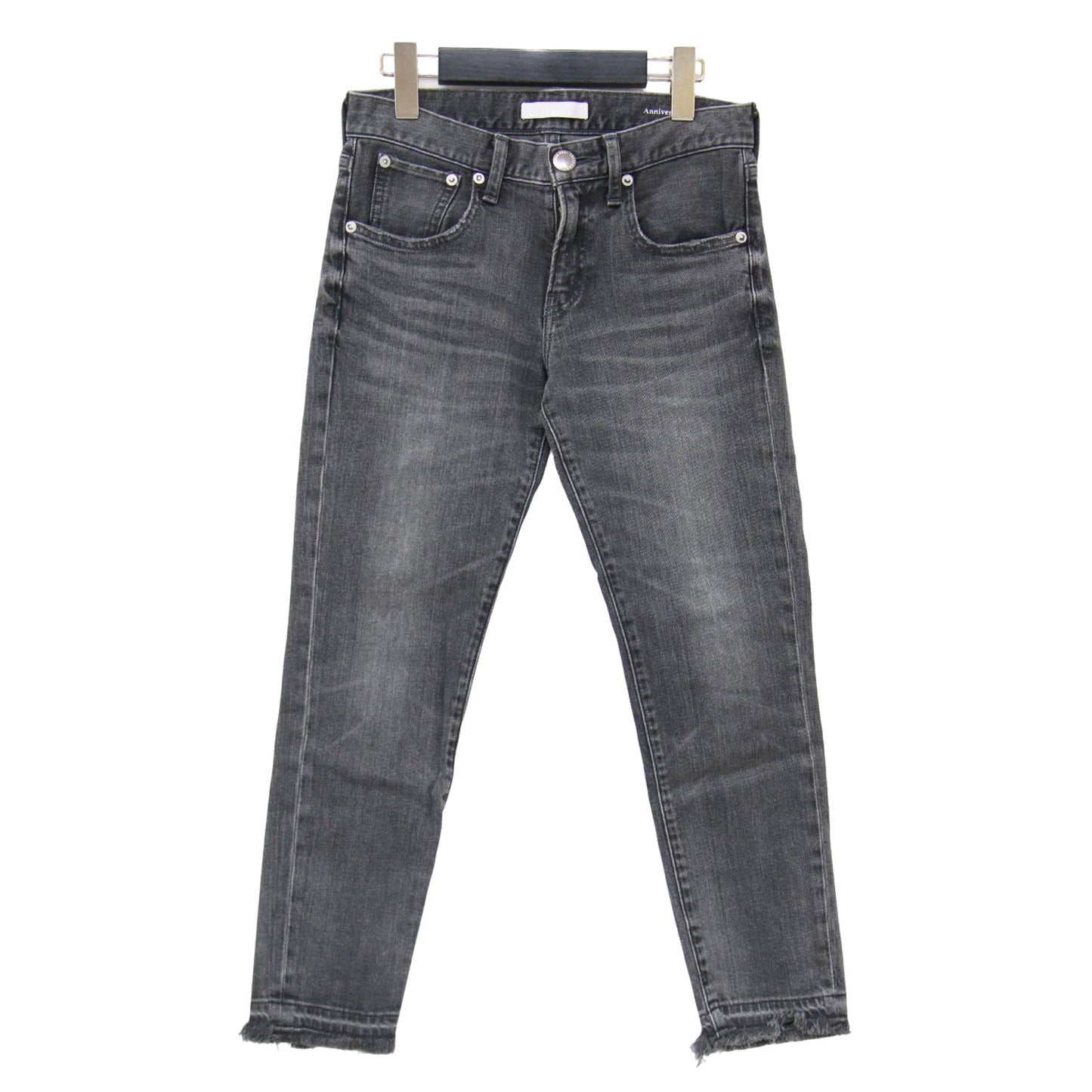 テーパード デニム パンツ 44406 / Anniversary 25th ストレッチ カットオフ USED加工 コットン