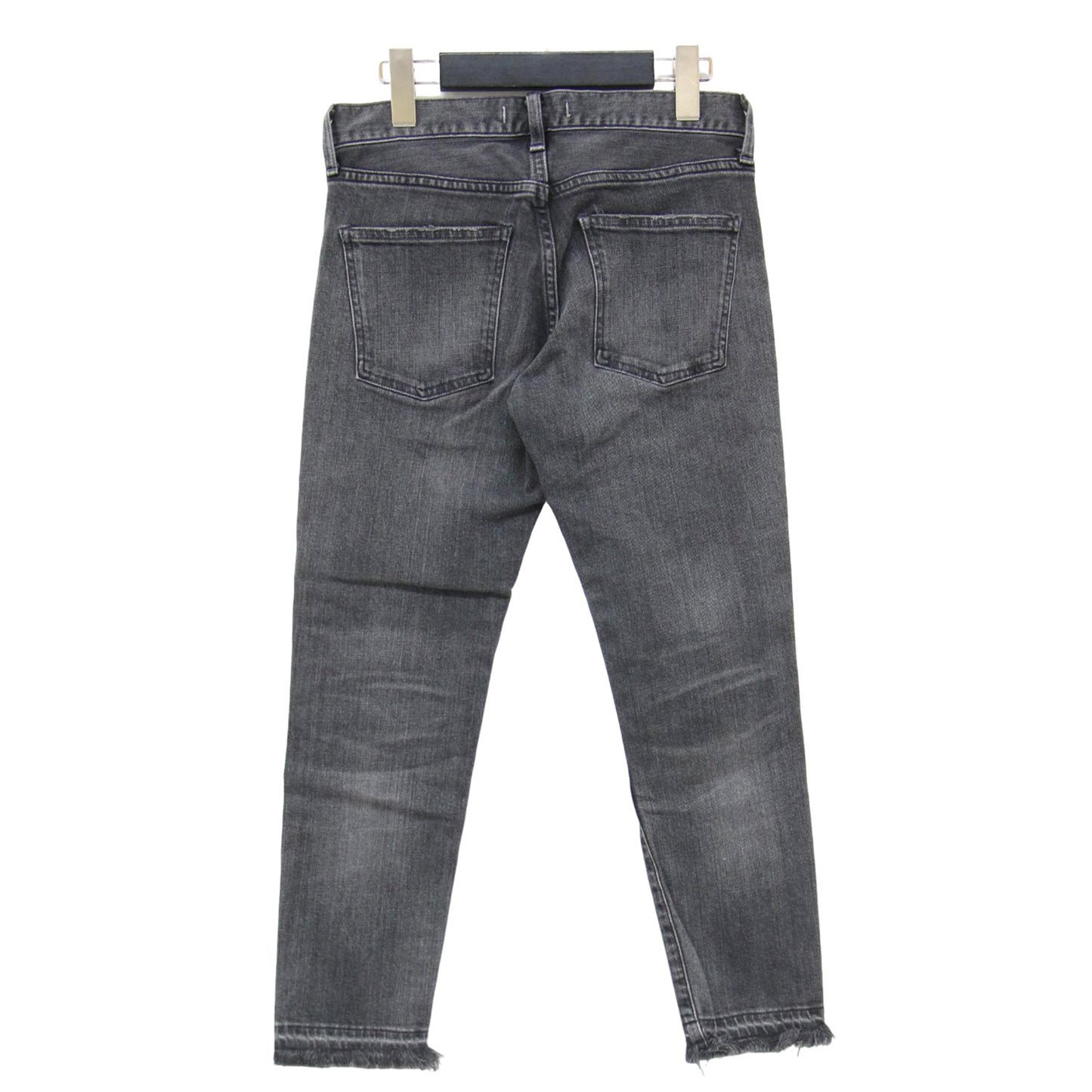 テーパード デニム パンツ 44406 / Anniversary 25th ストレッチ カットオフ USED加工 コットン