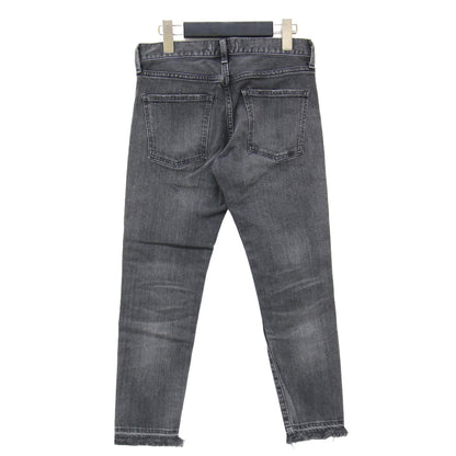 テーパード デニム パンツ 44406 / Anniversary 25th ストレッチ カットオフ USED加工 コットン