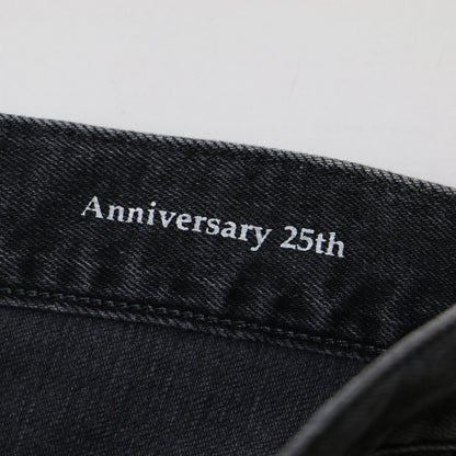 テーパード デニム パンツ 44406 / Anniversary 25th ストレッチ カットオフ USED加工 コットン