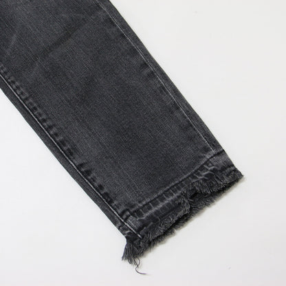 テーパード デニム パンツ 44406 / Anniversary 25th ストレッチ カットオフ USED加工 コットン