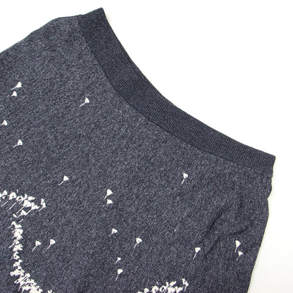 ニット スカート セットアップ / ノースリーブ ミディ丈 フレア Aライン 総柄 ウエストゴム仕様