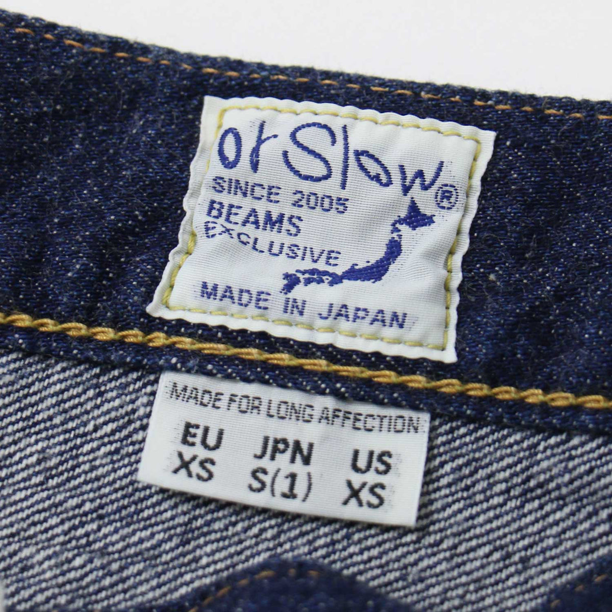 × BEAMS BOY 別注 ワイド テーパード デニム パンツ / コットン ハイウエスト 7017BB