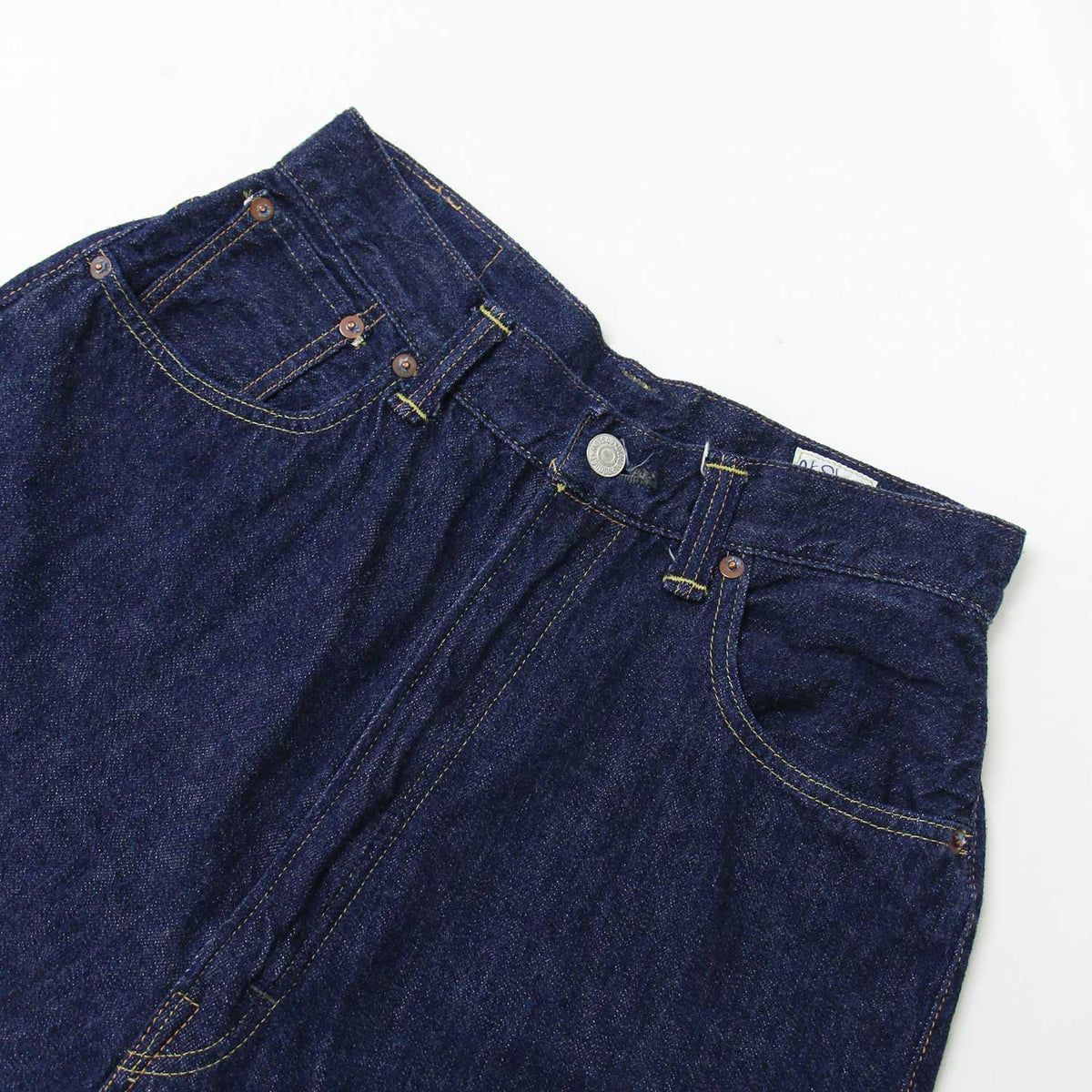 × BEAMS BOY 別注 ワイド テーパード デニム パンツ / コットン ハイウエスト 7017BB