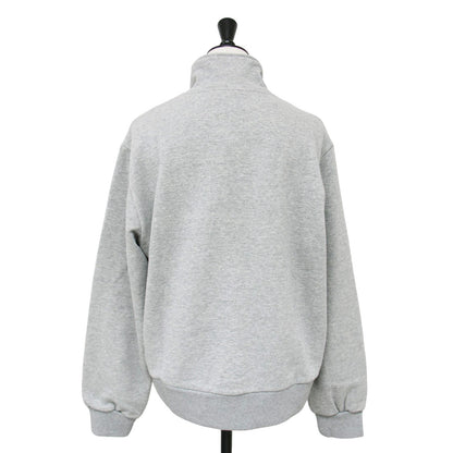× FREAK'S STORE 24秋冬 ハーフジップ スウェット / TOP DEMI-ZIP 長袖 ロゴ パイル コットン