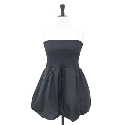 24秋冬 ナイロン シャーリング ミニ スカート / ベアトップ 2WAY バルーン NYLON SHIRRING MINI SKIRT TOP