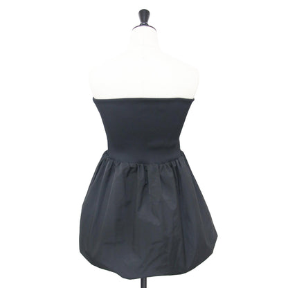 24秋冬 ナイロン シャーリング ミニ スカート / ベアトップ 2WAY バルーン NYLON SHIRRING MINI SKIRT TOP