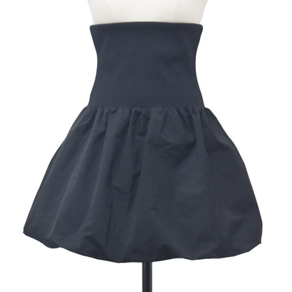 24秋冬 ナイロン シャーリング ミニ スカート / ベアトップ 2WAY バルーン NYLON SHIRRING MINI SKIRT TOP