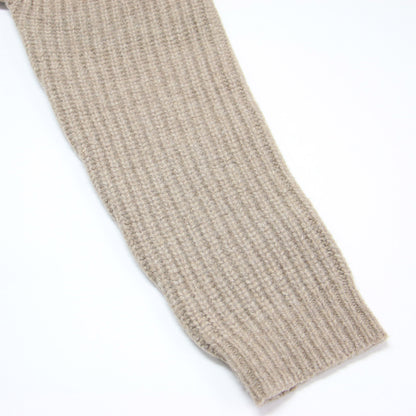 RHC 畦編み Vネック カーディガン / ニット 長袖 ローゲージ ウール