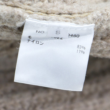 RHC 畦編み Vネック カーディガン / ニット 長袖 ローゲージ ウール