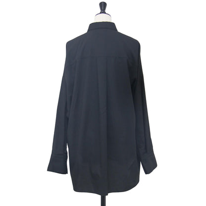 24春夏 ストレッチ スキッパー シャツ / 長袖 サイドスリット レーヨン