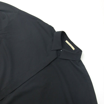 24春夏 ストレッチ スキッパー シャツ / 長袖 サイドスリット レーヨン