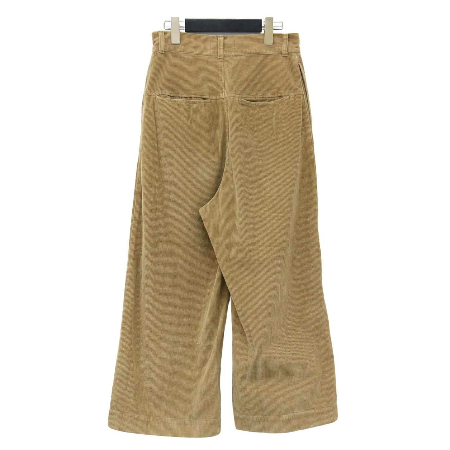 コーデュロイ ワイド パンツ / クロップド丈 ハイウエスト コットン