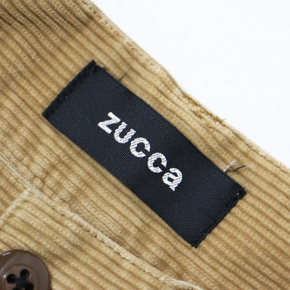 コーデュロイ ワイド パンツ / クロップド丈 ハイウエスト コットン