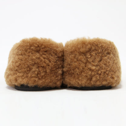 コージ― ムートン フラット シューズ / COSY SLIPPER スリッポン スリッパ ボア シープスキン フィービー期