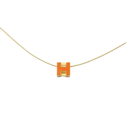 カージュドアッシュ ネックレス / Hロゴ キューブ チョーカー ペンダント