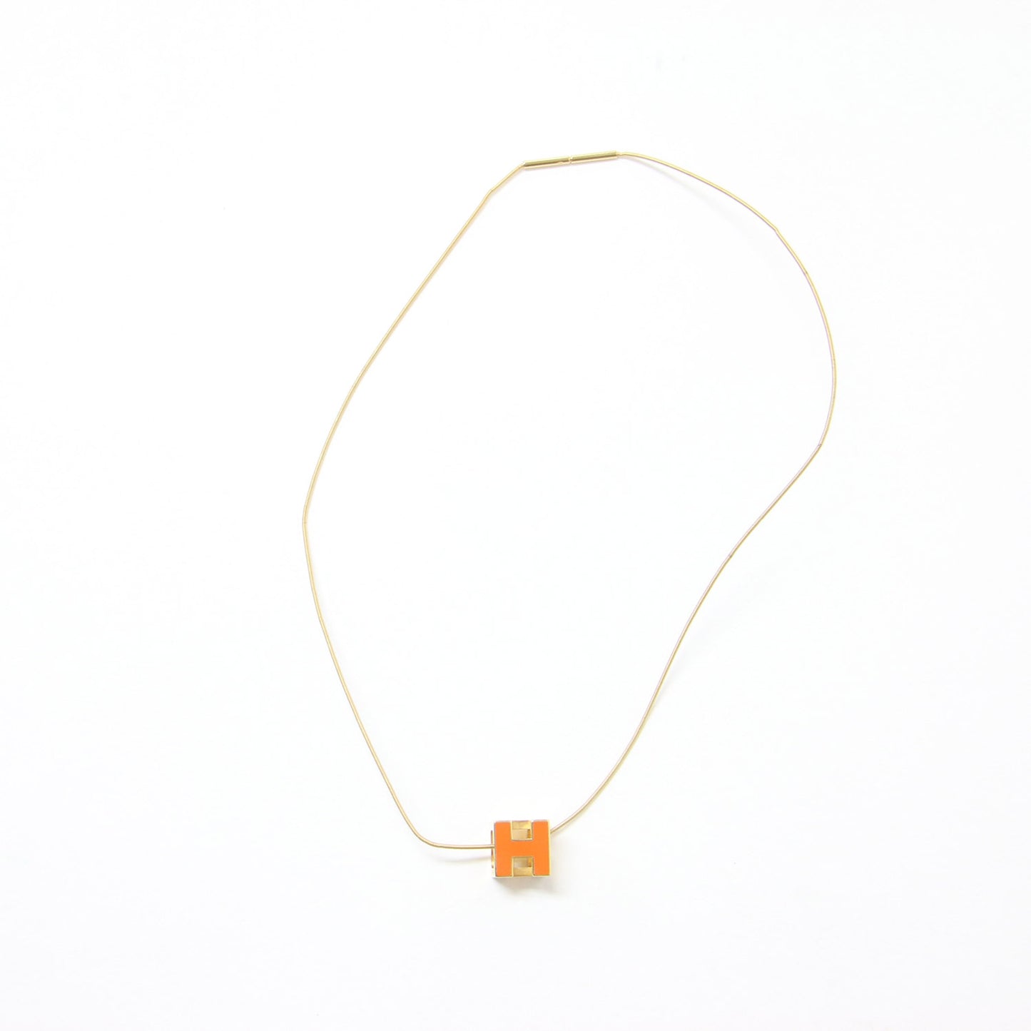 カージュドアッシュ ネックレス / Hロゴ キューブ チョーカー ペンダント