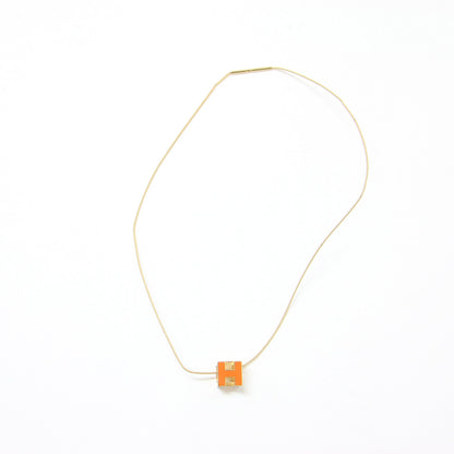 カージュドアッシュ ネックレス / Hロゴ キューブ チョーカー ペンダント