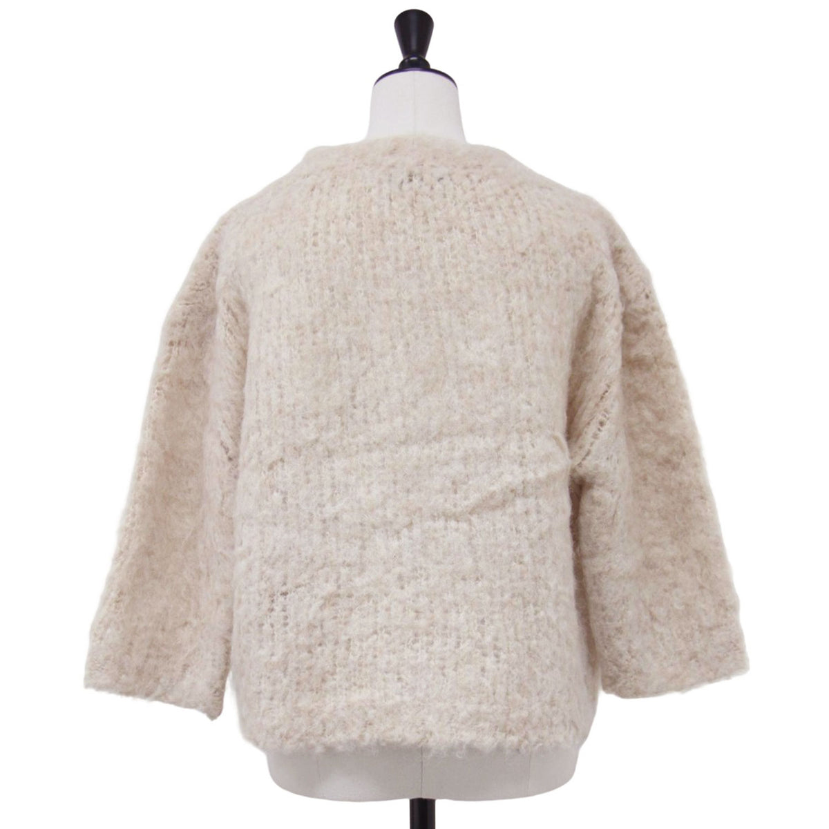 × Plage 別注 BOXY プルオーバー / ニット 七分袖 バルキー ローゲージ ウール