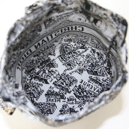 プラン ドゥ パリ トラベル ポーチ / 巾着型 ストラップ付 ロゴ ジャガード