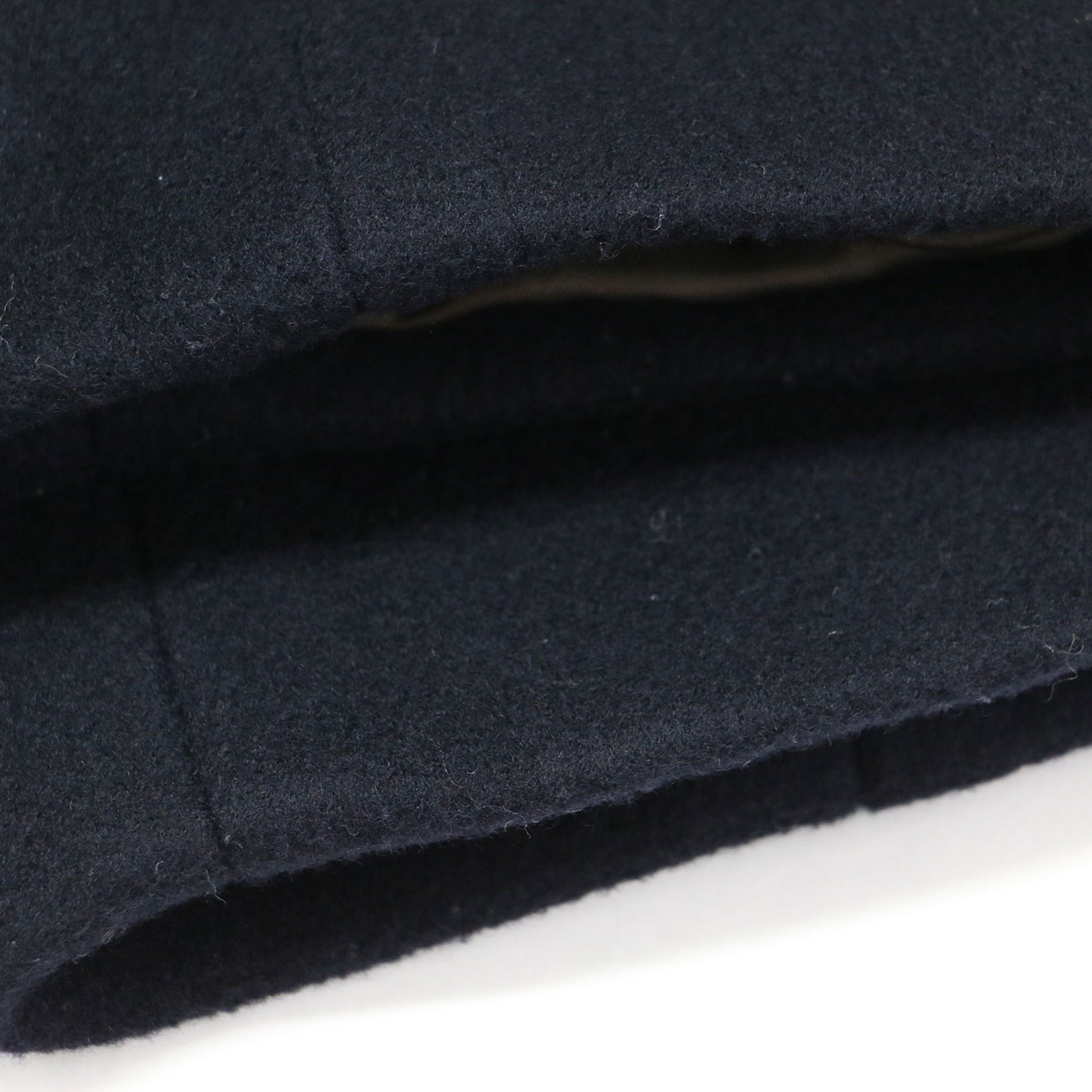 Primary Navy Label ウール メルトン ピーコート / ミドル丈 ラグランスリーブ オーバーサイズ