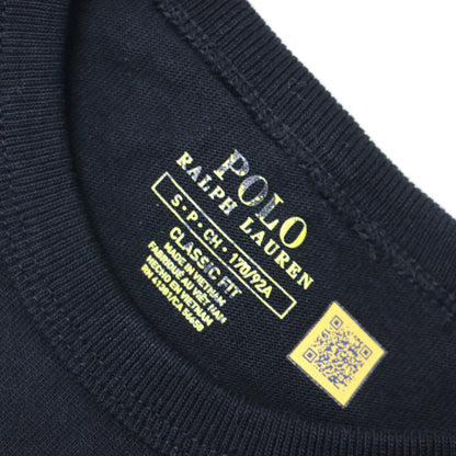 クラシック フィット 半袖 Tシャツ / クルーネック 刺繍入り カットソー