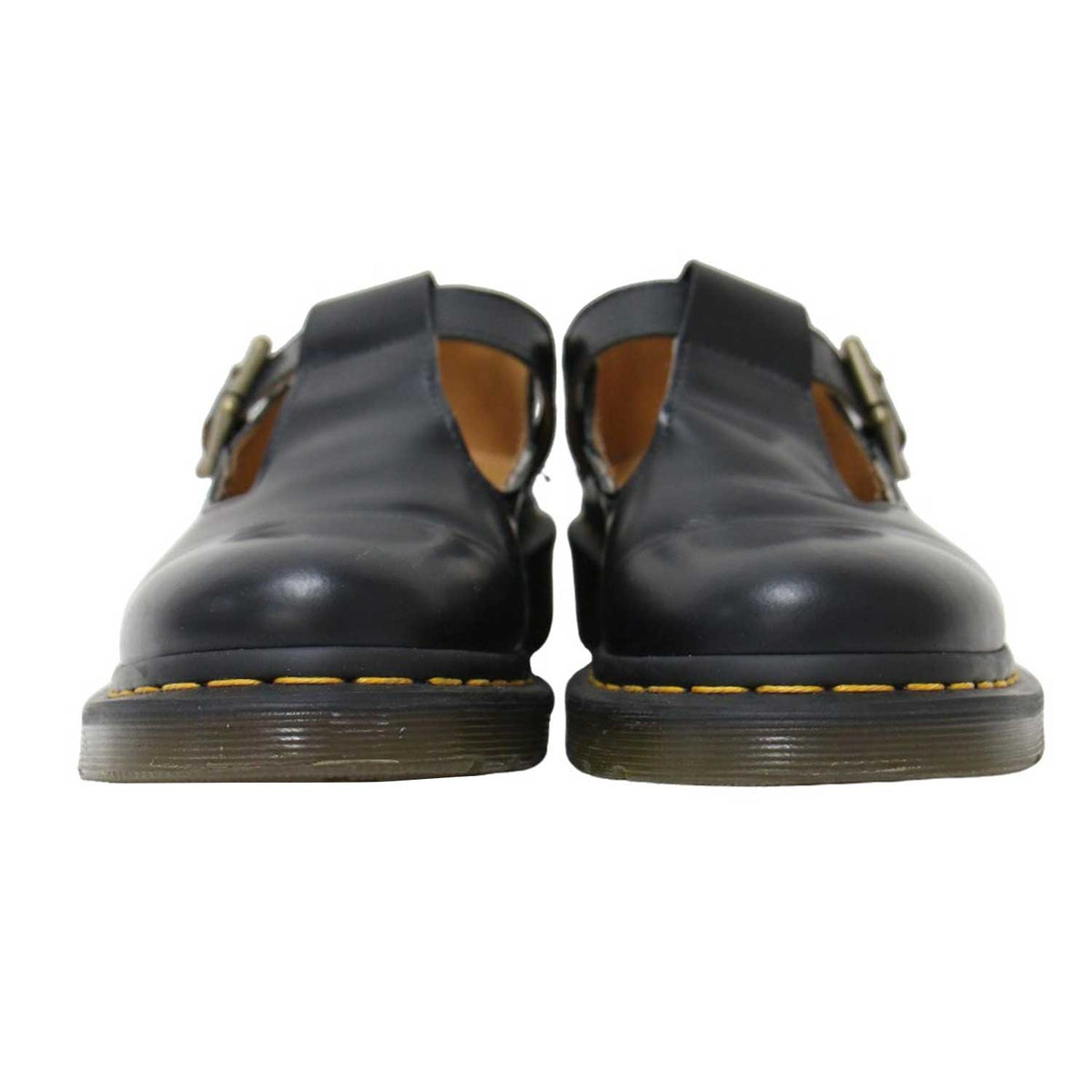 ポリー Tバー シューズ / POLLEY メリージェーン バックル ストラップ スムースレザー