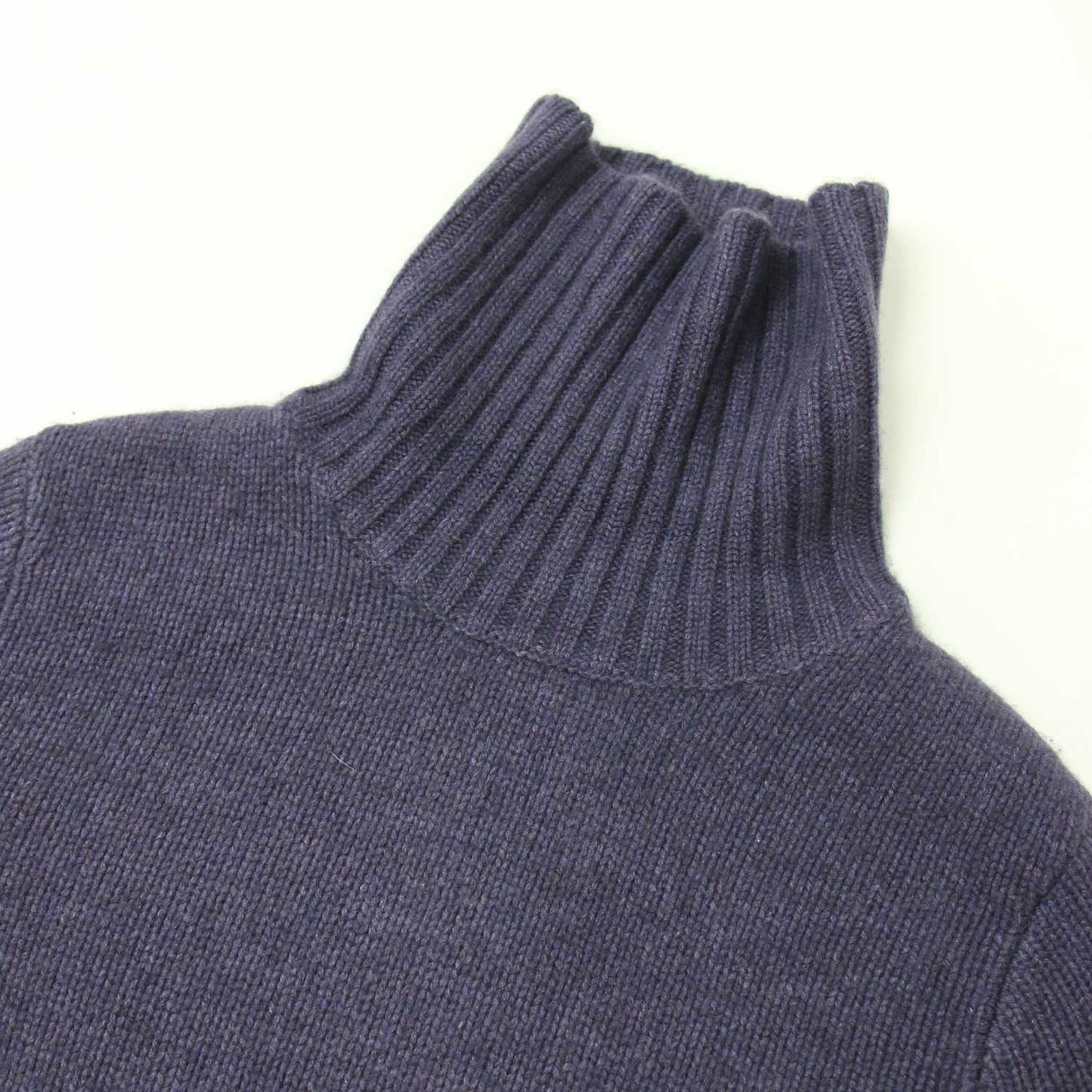 ウール カシミヤ タートルネック ニット / 長袖 プルオーバー ヴィンテージ