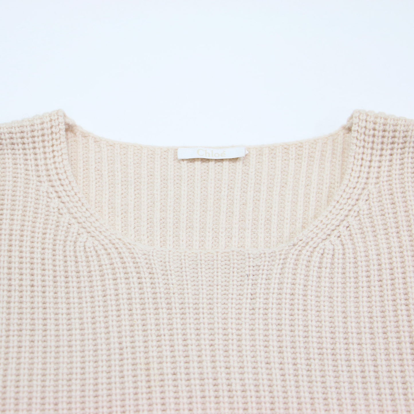 カシミヤ ロング プルオーバー ニット / チュニック丈 長袖 ラウンドネック オーバーサイズ ミドルゲージ