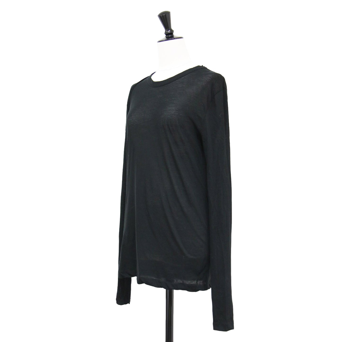 5AWARENESS ロングスリーブ Tシャツ / カットソー クルーネック 長袖 シアー コットン